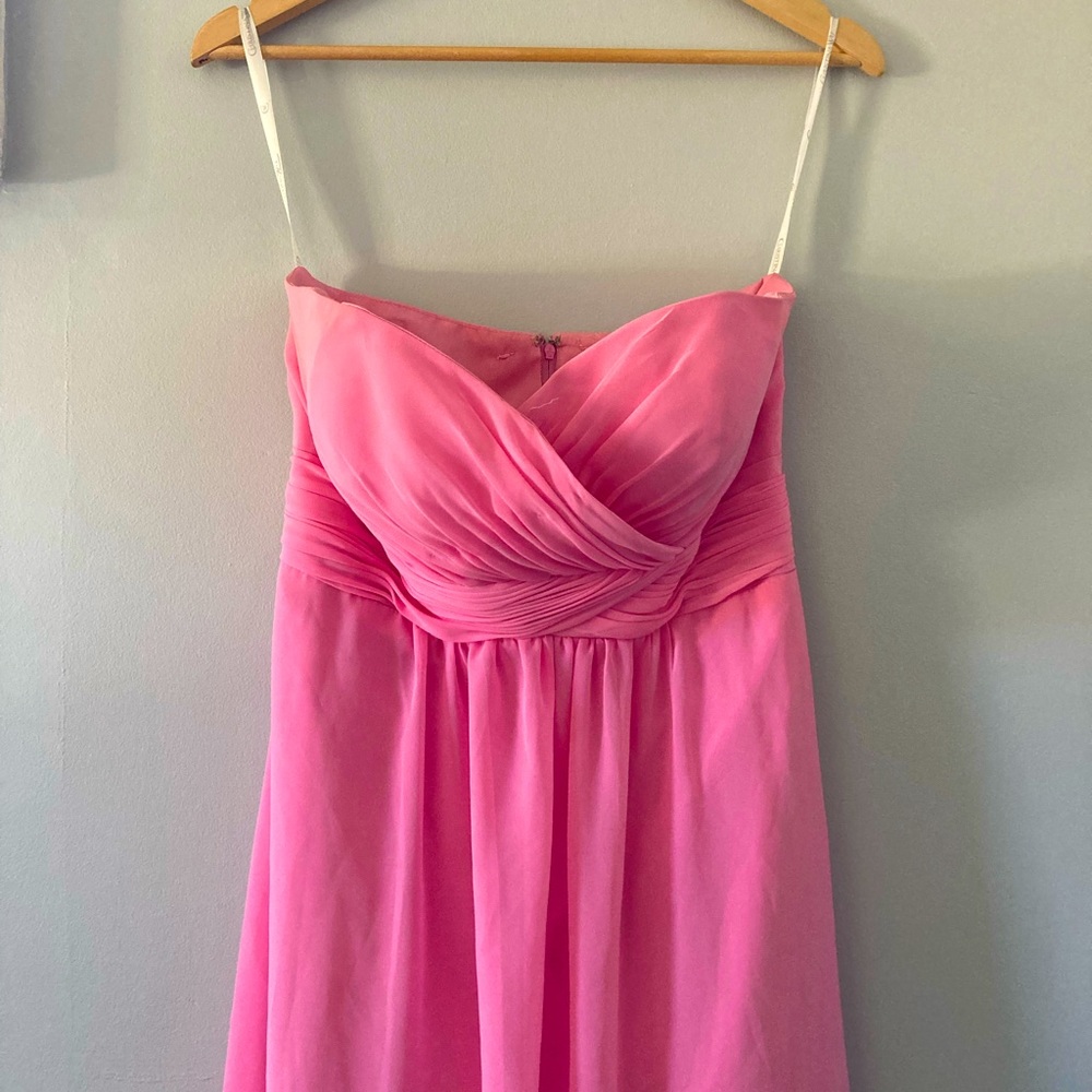 Christina Wu Strapless Bubblegum Pink Dress